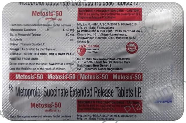 Metosis 50 Tablet ER