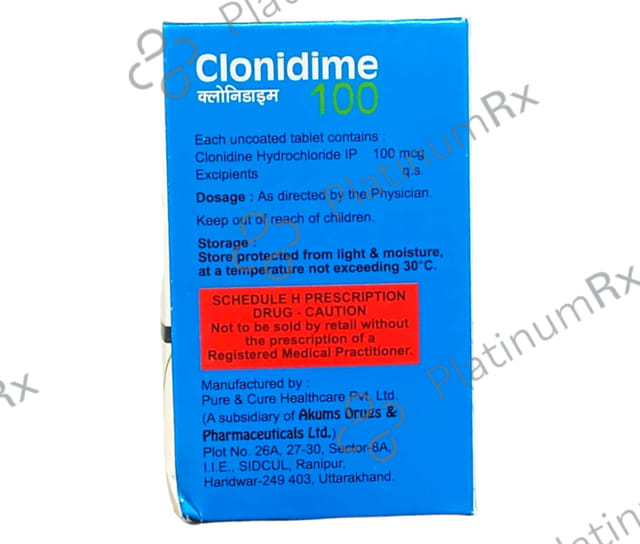 Clonidime 100mcg Tablet 30s