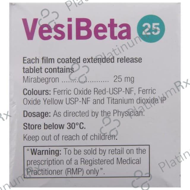 VesiBeta ER 25mg Tablet 10s