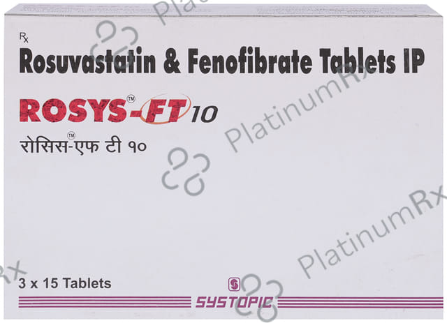 Rosys FT 145/10mg Tablet 15s