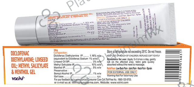 Volini Pain Relief Gel 30gm