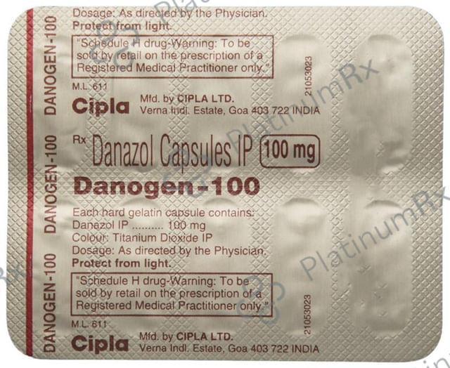 Danogen 100mg Capsule 10s