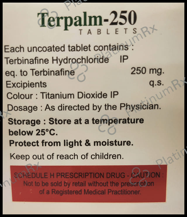 Terpalm 250mg Tablet 17s