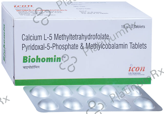 Bio Homin 3mg/2000mcg/35mg Tablet 10s