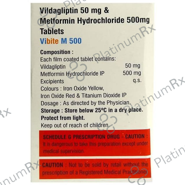 Vibite M 500/50mg Tablet 15s