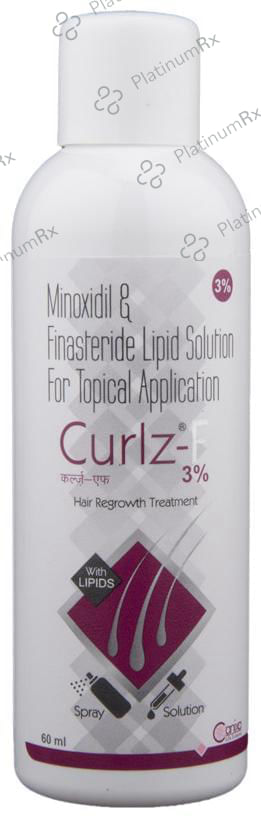 Curlz F 3% Topical Solution 60ml
