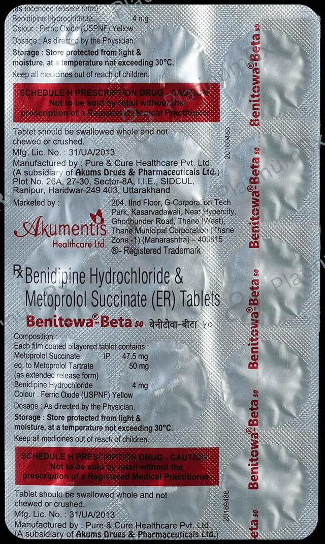 Benitowa Beta 4/50mg Tablet ER 15s