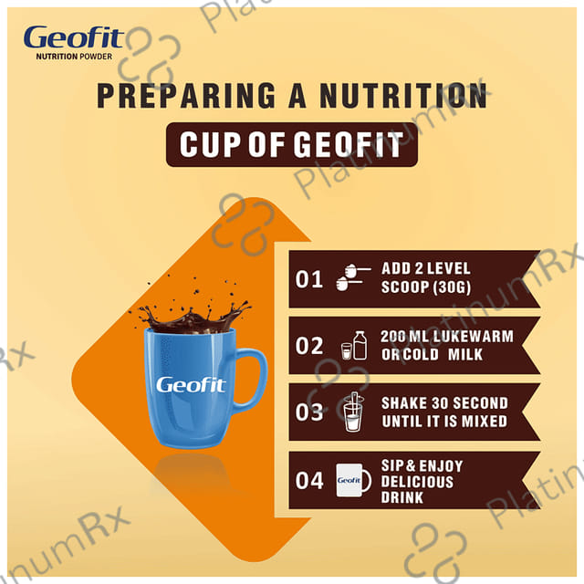 Geofit Nutrition Protein Powder with Vitamins & Minerals Chocolate