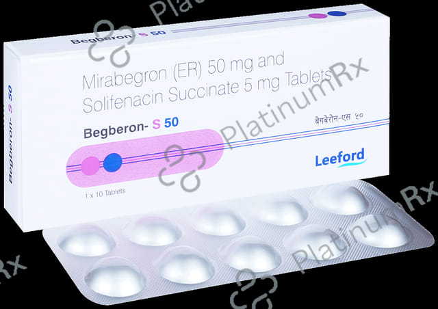 Begberon S 50/5mg Tablet ER 10s