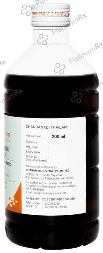 Sitaram Ayurveda Chandanadi Thailam 200 ml