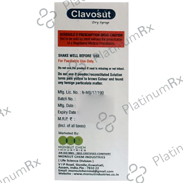 Clavosut Dry Syrup