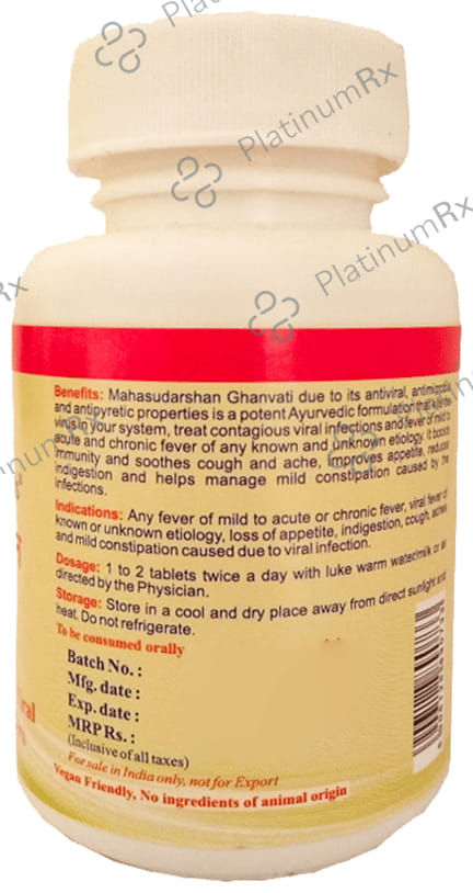 Maha Herbals Mahasudarshan Ghanvati Tablet
