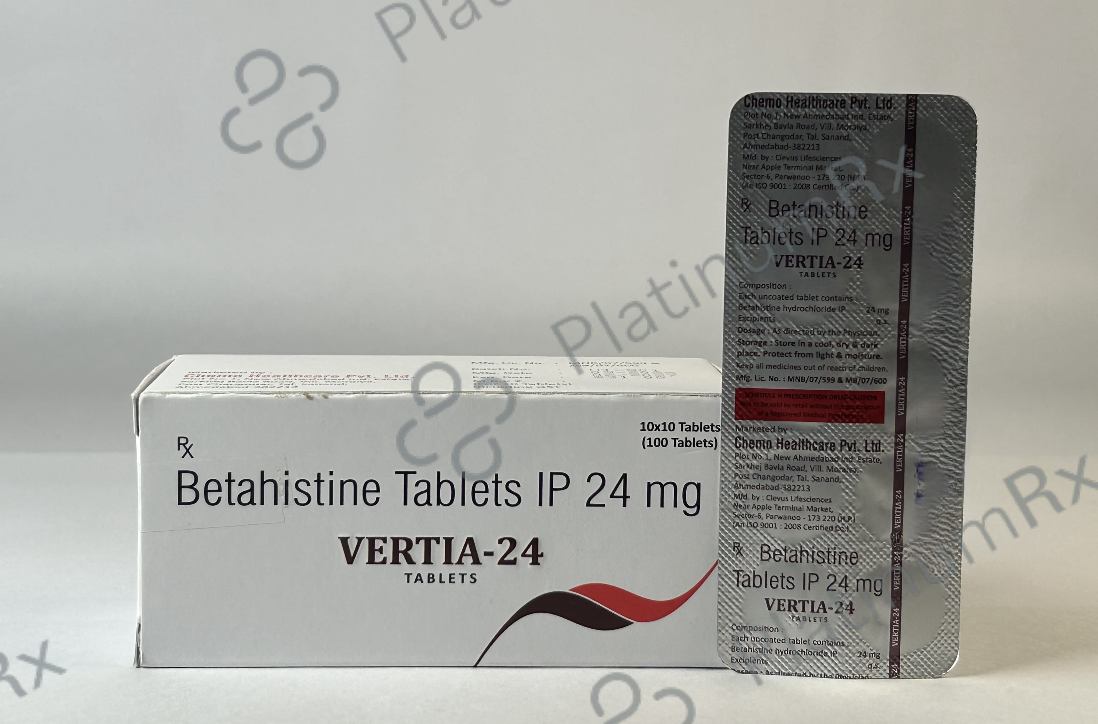 Vertia 24mg Tablet 10s