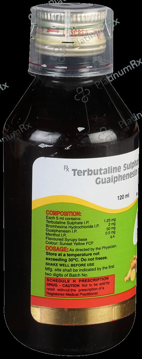 Ascoril Plus Ginger Lemon Expectorant 120ml
