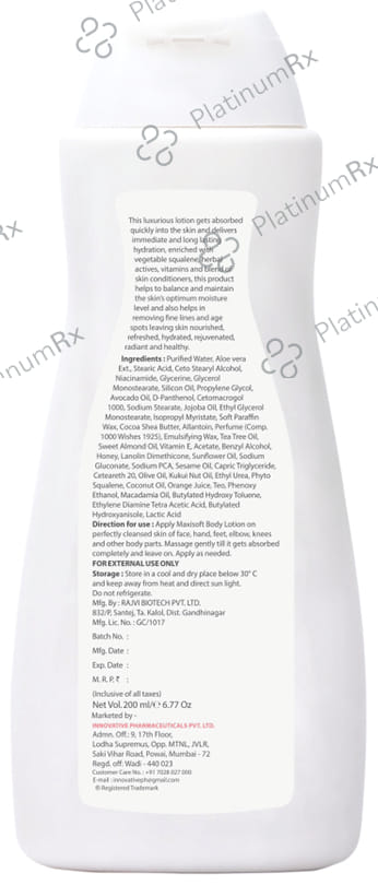 Maxisoft Body Lotion 200ml