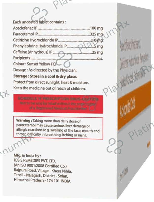 Aclopride Cold Tablet 10s