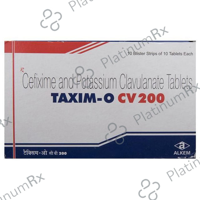 Taxim O CV 200/125mg Tablet 10s