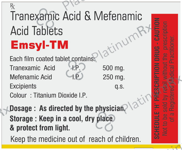 Emsyl TM 500/250mg Tablet 10s