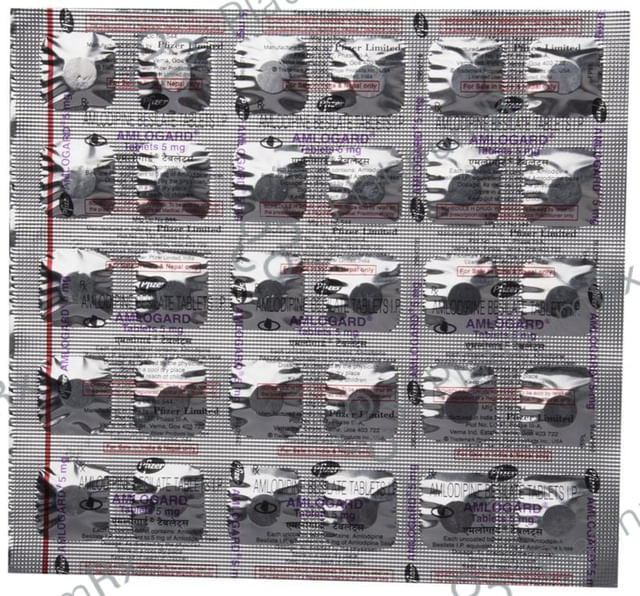 Amlogard 5mg Tablet 30s