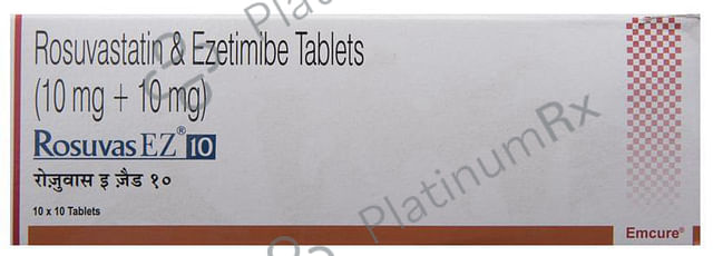 Rosuvas EZ 10/10mg Tablet 10s