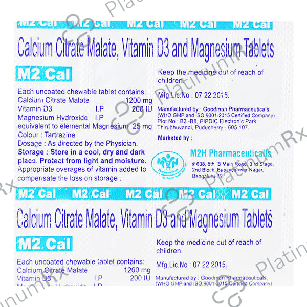 M2 Cal Tablet 15s