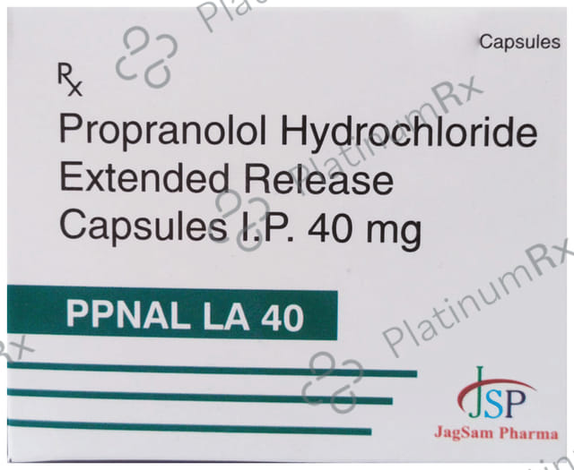 Ppnal LA 40mg Capsule ER 10s