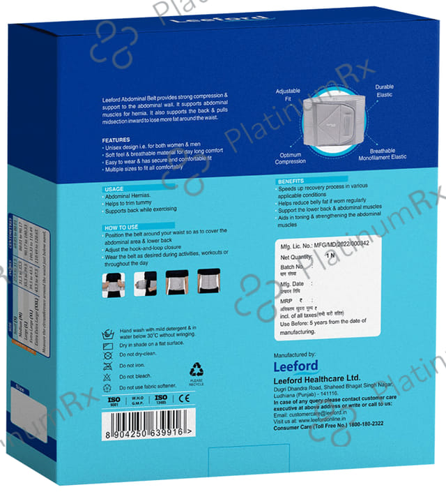 Leeford Abdominal Belt XL 1s
