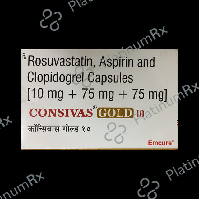 Consivas Gold 10/75/75mg Capsule 10s
