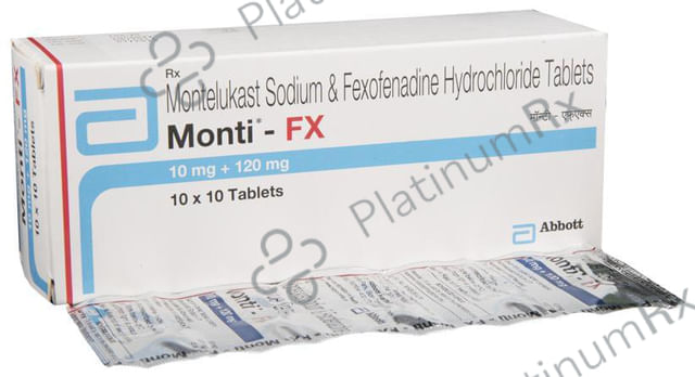 Monti FX 10/120mg Tablet 10s