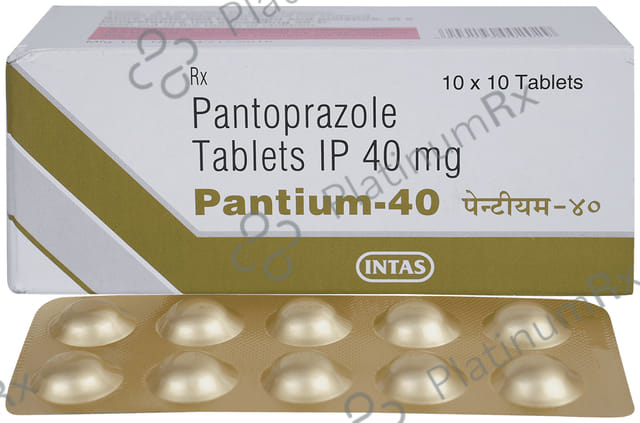 Pantium 40mg Tablet 10s