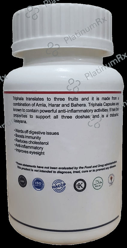 Dr. Yogi's Healthcare Triphala Veg Capsule