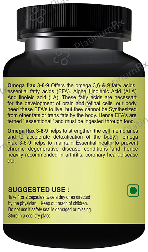 Fasczo Omega Flax 500mg Capsule 30s