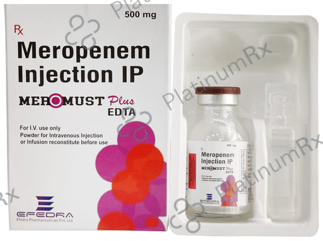 Meromust Plus EDTA 500mg Injection