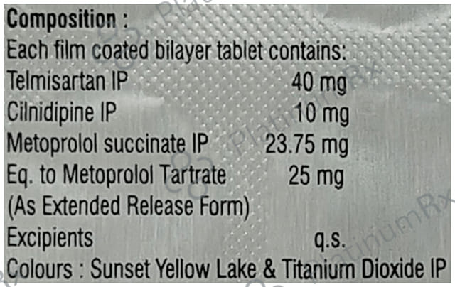 Telmijub MCL 10mg/25mg/40mg Tablet