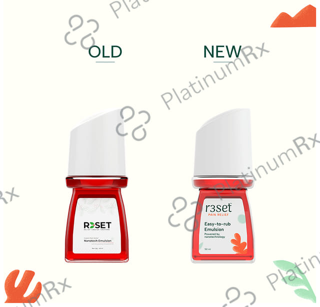 R3SET Instant Pain Relief Nanotech Emulsion