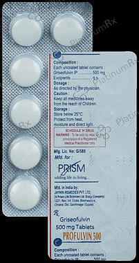 Profulvin 500 Tablet 10s