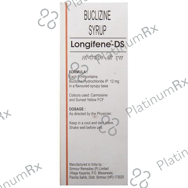 Longifene DS 12mg Syrup 200ml