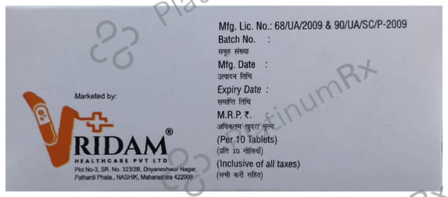 Vridapa-V 10/100 Tablet SR