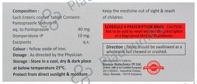 Pergo DM 10/40mg Tablet 10s
