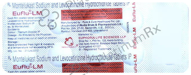 Euflu 5/10mg LM Tablet 10s