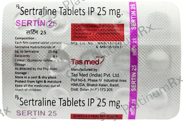 Sertin 25mg Tablet
