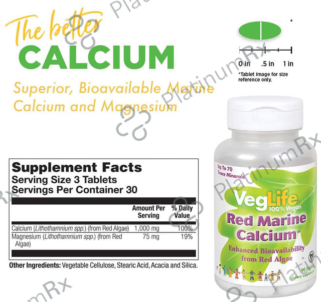 Veglife Red Marine Calcium Tablet