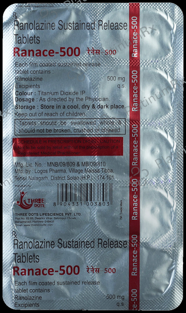 Ranace 500mg Tablet SR