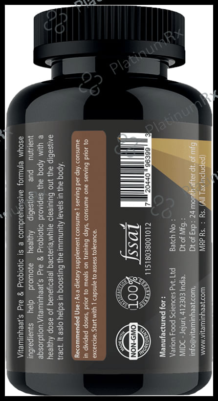 Vitaminhaat Pre+ Probiotics Capsule