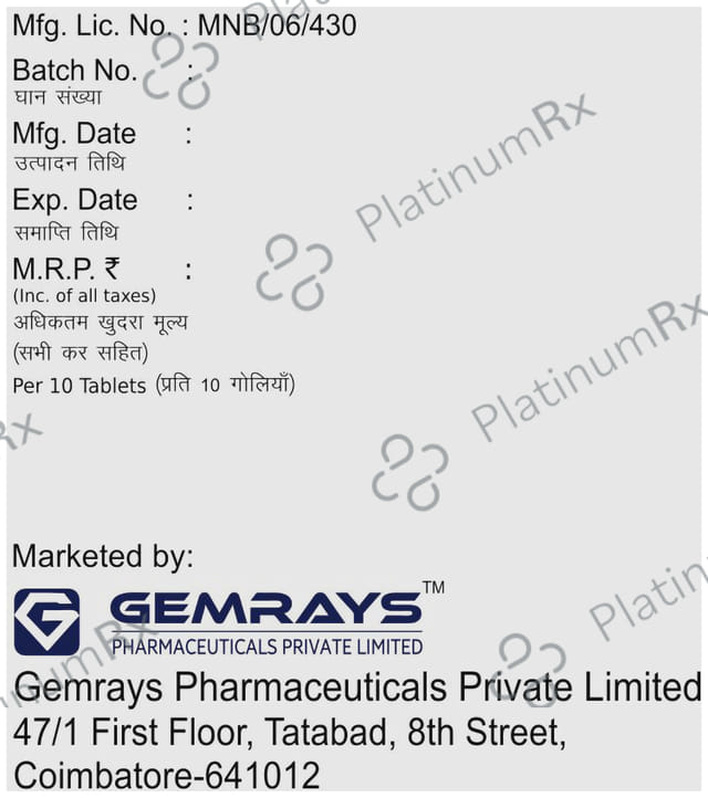 Lipirays 40mg Tablet 10s