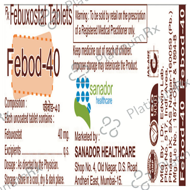 Febod 40 Tablet
