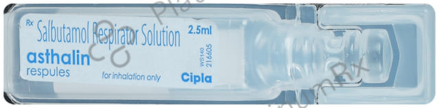 Asthalin 2.5mg Respules 1X2.5ml