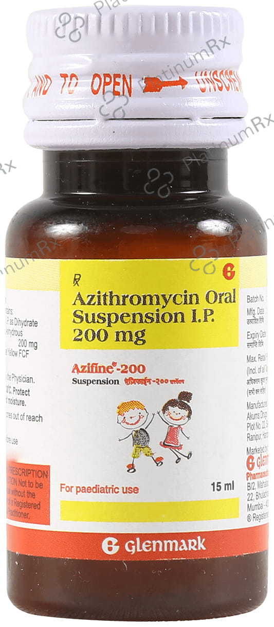 Azifine 200mg Suspension 15ml