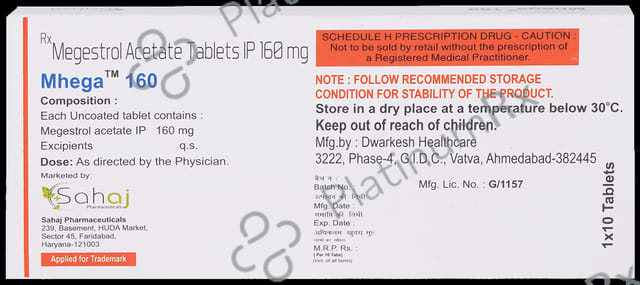 Mhega 160mg Tablet