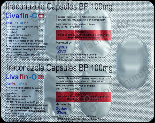 Livafin O 100mg Capsule 7s